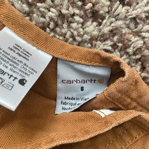 Carhartt Brown Kids Overalls
